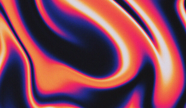 blur retro yellow and purple liquid wavy marble gradient background with liquify noise grainy texture 