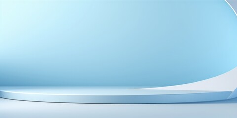 A Minimalistic Abstract Gentle Light Blue Background Perfect for Subtle and Modern Product Presentations