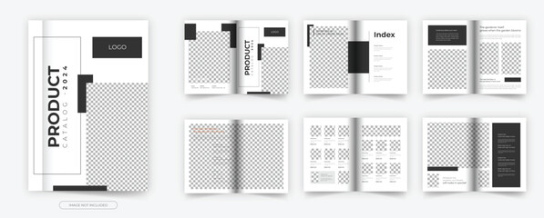 Product Catalog Layout Minimalist a4 Template Design
