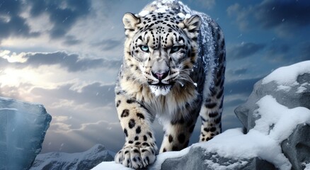 snow leopard, asia wallpapers,