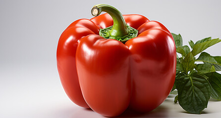 Bell Pepper. Portrait. Ideal for advertising or banner.