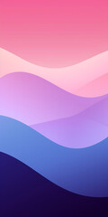 Fond d'un dégradé de couleur rose, violet, bleu. Coloré, couleurs, vague, mouvement. Pour conception et création graphique. Format horizontal. - obrazy, fototapety, plakaty