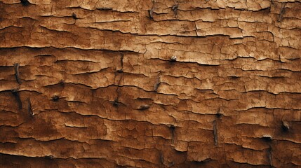 Fototapeta premium Minimal Landscape of Deeply Cracked Earth Texture in Warm Brown Tones