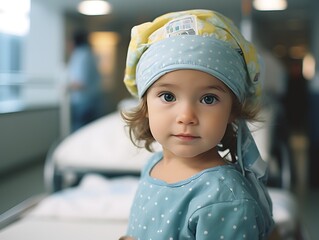 Pensive Infant: Capturing Sadness in a Hospital