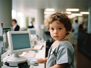 Innocent Hospital Encounter: Baby's Bewilderment