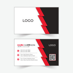 Modern professional business card template