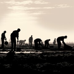 People Working Silhouette