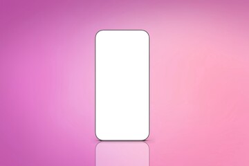 Mobile phone with white blank screen