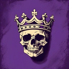 Skull and Crown Generative AI