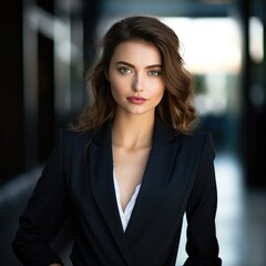 Modern beautiful businesswoman