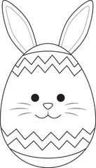Rabbit Easter Easter egg Animal Vector Graphic Art Illustration
