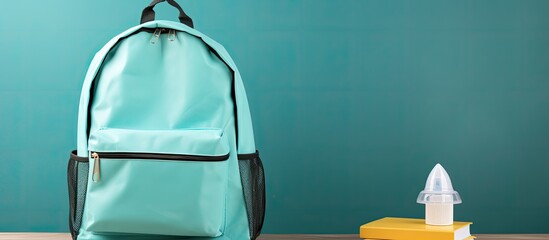 Prevent COVID-19 at school with a backpack including supplies like masks and sanitizer.