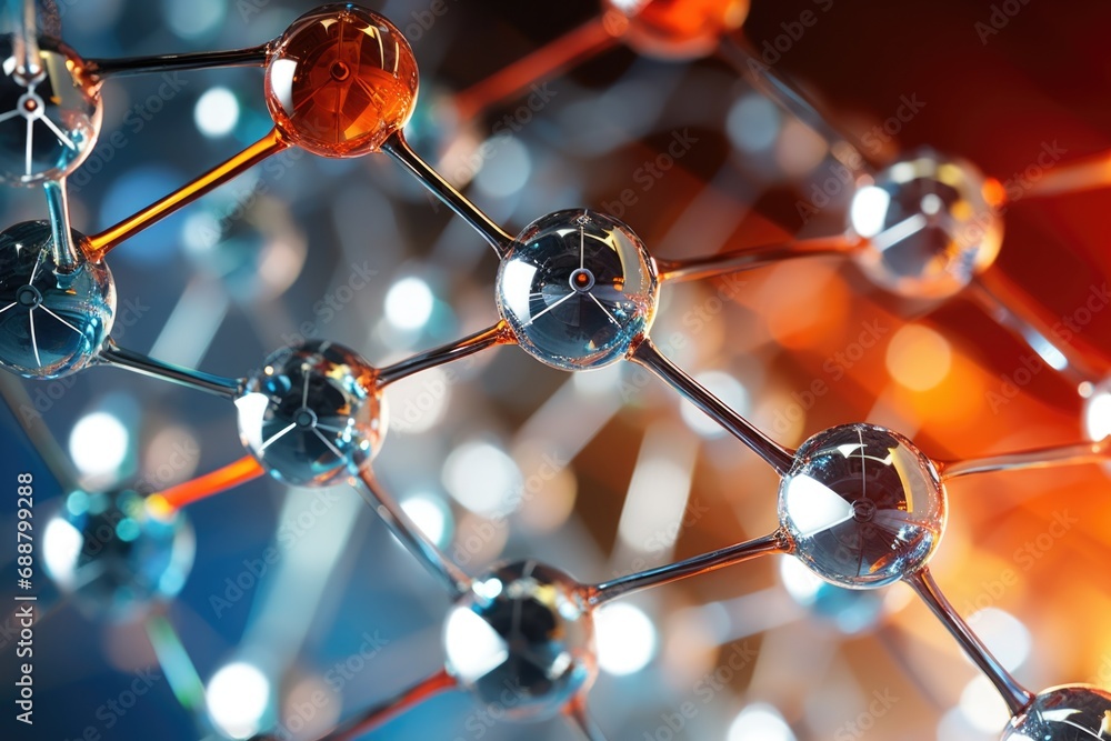 Poster A close-up view of a bunch of metal balls. This image can be used to depict concepts such as unity, strength, precision, and industrial design