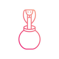 Snake icon vector stock illustration