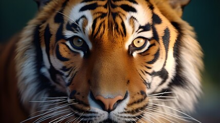 portrait of a bengal tiger