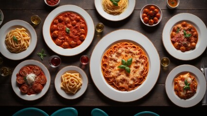Fototapeta na wymiar Italian Food