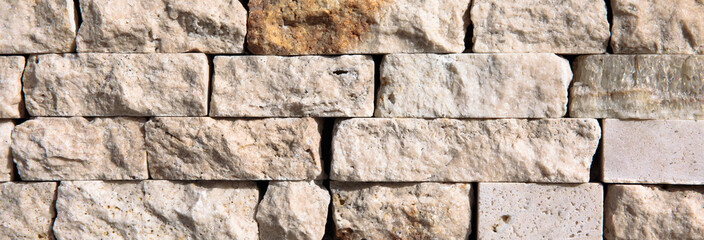 Bricks stone wall background