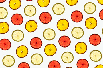Citrus slices pattern
