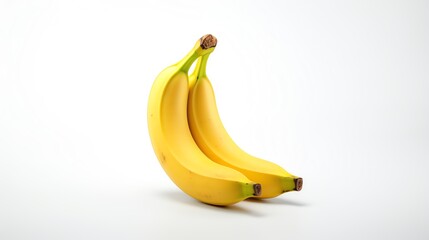 a pair of bananas on a white background