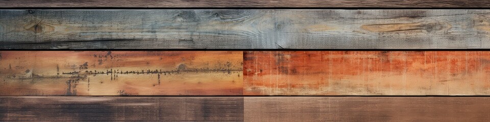 Grunge Wooden Boards Texture Collage. Various Grunge Wood Collection, Different Wooden Board