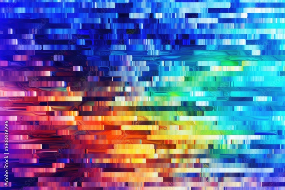 Poster A vibrant background consisting of squares in various sizes and colors. Perfect for adding a pop of color and a modern touch to any design