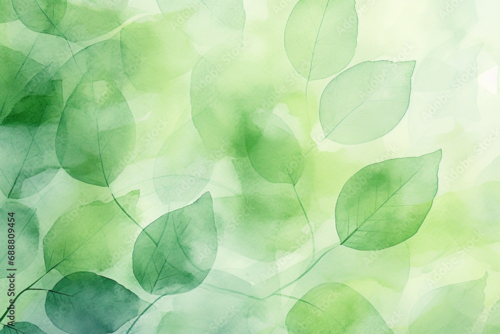 Poster a close-up view of a bunch of green leaves. suitable for various nature-related projects