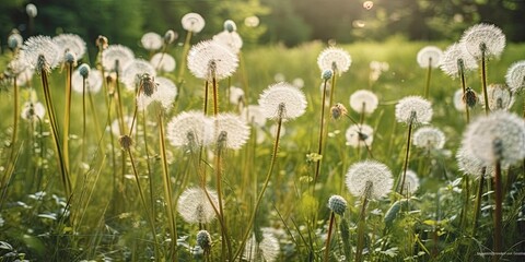 Dandelion flower illustration
