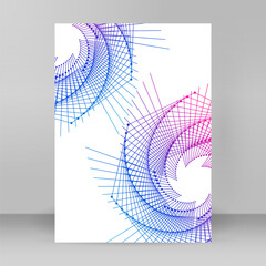 abstract business card
