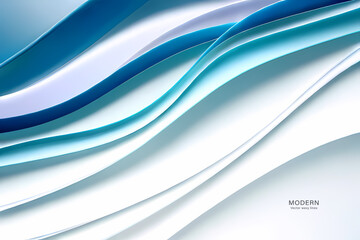 Abstract Silver Blue Background. colorful wavy design wallpaper. creative graphic 2 d illustration. trendy fluid cover with dynamic shapes flow.