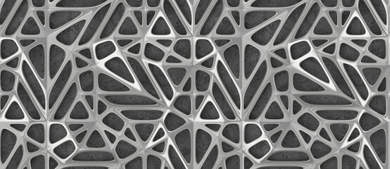 Futuristic 3D Seamless Background Patterns