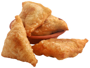 Traditional Indian Deep Fried Breakfast Samosa