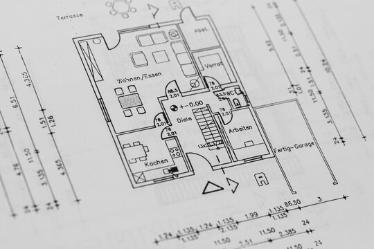 bebauungsplan, b-plan, bauplan, Bauzeichnung, bau, schnitt, querschnitt, grundriss, erdgeschoss, keller, dachgeschoss, grundst&uuml;ck, fl&auml;che, baufl&auml;che, berechnung, flurst&uuml;ck, flurkarte, landkarte, karte