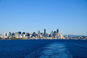 Leaving the port of Seattle