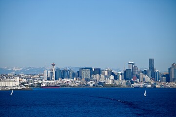 Fototapeta premium sail boats in Seattle 