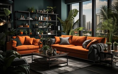 Living room furniture design