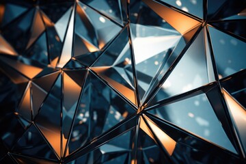 Fototapeta premium A close up view of a shiny surface. Can be used for backgrounds or product displays