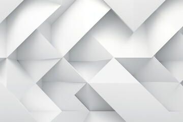 Fototapeta premium A white wall featuring a pattern of cubes. Perfect for adding a modern touch to any interior design project