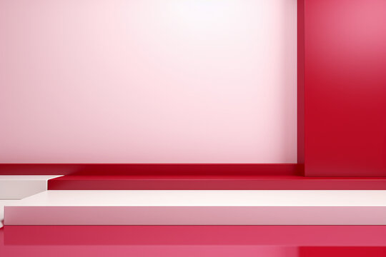 Background picture,Burgundy red , only color. AI generative
