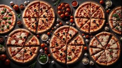 Fototapeta na wymiar Pizza