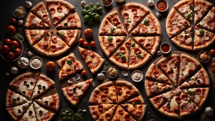 Fototapeta na wymiar Pizza