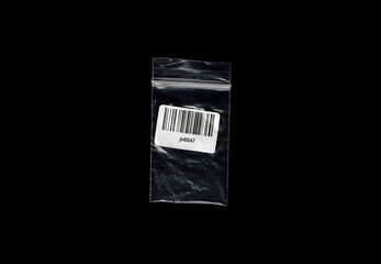 Wrinkled plastic baggie photo layer