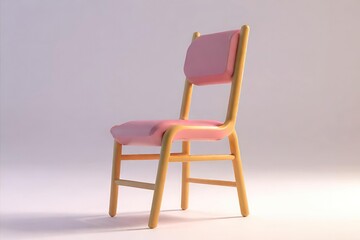 Inspiring 4K illustration of a futuristic chair. Close-up shot that highlights the intricacies of the scene, ensuring a high-quality