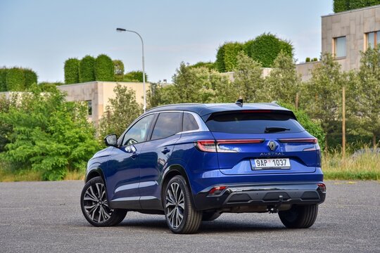 Renault Austral Iconic. General rear view. 06-14-2023, Prague, Cech Republic.