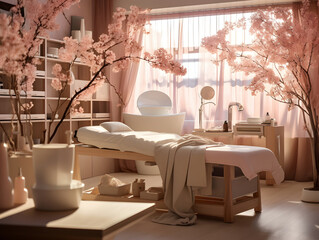 A cosy and modern beauty salon