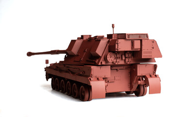 Scale model of old vehicle