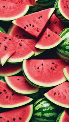 watermelon slices background