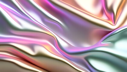 foil texture in pastel color gradient background smooth texture.