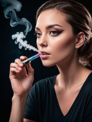 Obraz premium Vaping Ad