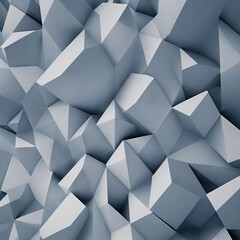 Obraz premium Kunst der Geometrie: Schattenspiel auf facettenreichen Strukturen