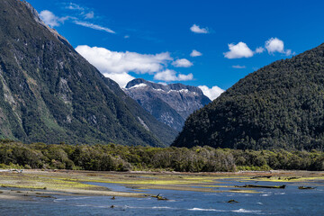 Milford Sound on the South Island New Zealand
